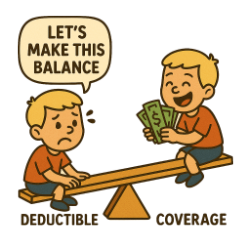 The Deductible and Coverage Teeter-Totter